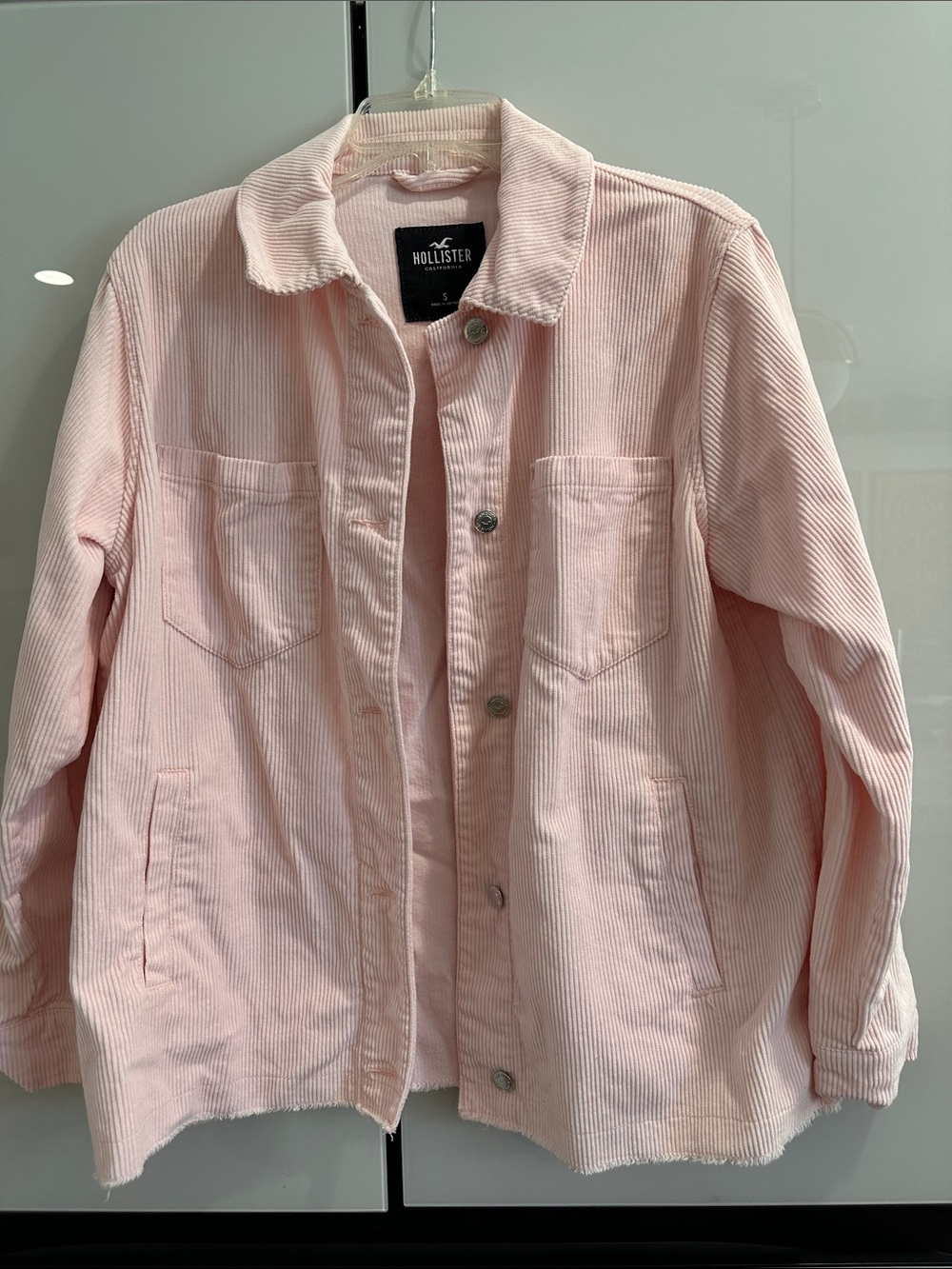 Hollister Bubblegum Pink Shirt/Shacket.